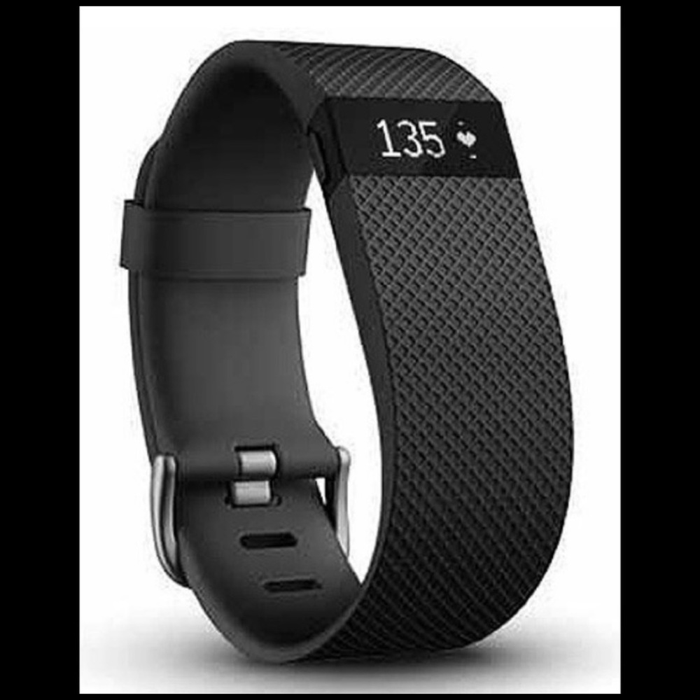 Fitbit HR Large, Black.